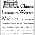 Chinese Lessons to Western Medicine