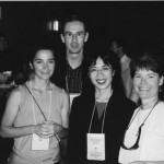 DiPito, I-Min Lee and Abby King with Russell Pate, Kuopio