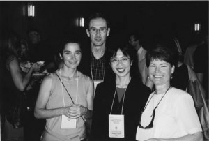 DiPito, I-Min Lee and Abby King with Russell Pate, Kuopio