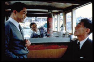Noboru Kimura and Dr. Fukomoto, Ushibuka Harbor