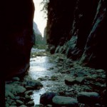 Crete: The Narrows in Samaria Gorge, Crete