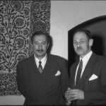 F. Grande and E. Klepetar in Keys’s home in the 1950s.