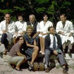 Dalmatian survey team during a morning break